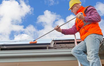 Woodwell soft wash roof cleaning